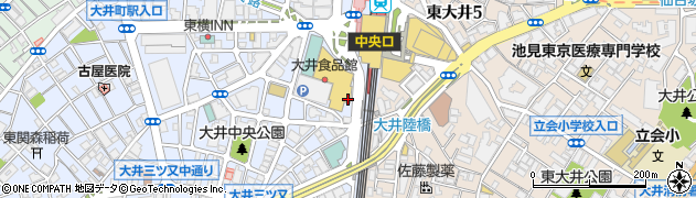 眼鏡市場　阪急大井町ガーデン店周辺の地図