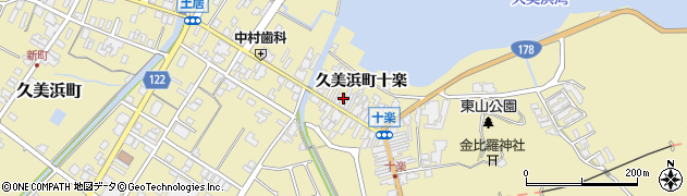 京都府京丹後市久美浜町2912周辺の地図