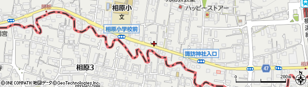 東京都町田市相原町1695周辺の地図