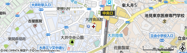 豊洲市場 さかな酒場 魚星 大井町駅阪急大井町ガーデン店周辺の地図