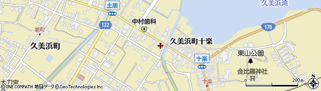 京都府京丹後市久美浜町3033周辺の地図
