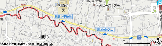 東京都町田市相原町1695-5周辺の地図