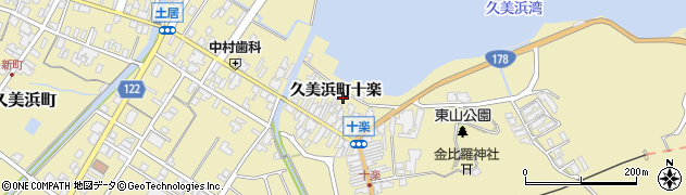 京都府京丹後市久美浜町2885周辺の地図