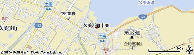 京都府京丹後市久美浜町2886周辺の地図