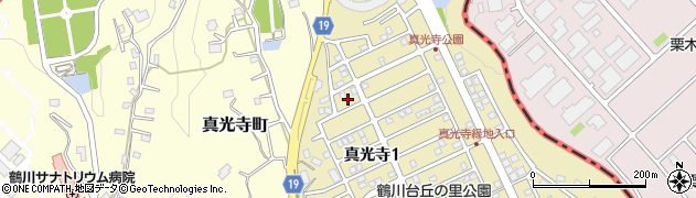 東京都町田市真光寺1丁目37周辺の地図
