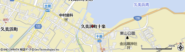 京都府京丹後市久美浜町2889周辺の地図