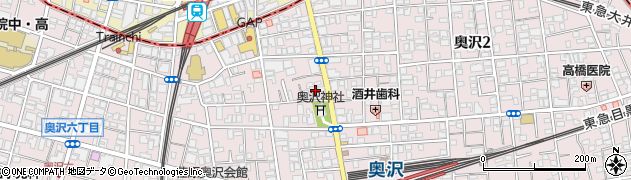 東京都世田谷区奥沢5丁目23-2周辺の地図