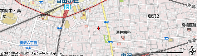 東京都世田谷区奥沢5丁目23周辺の地図