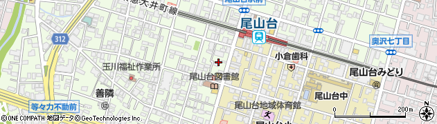 更科尾山台駅前店周辺の地図