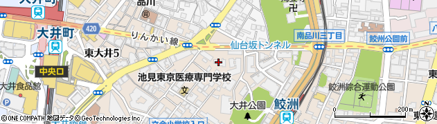 仙台坂アルカディア周辺の地図