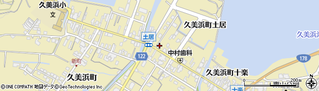 京都北都信用金庫久美浜支店周辺の地図