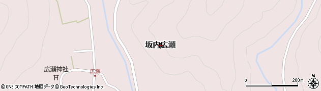 岐阜県揖斐川町（揖斐郡）坂内広瀬周辺の地図