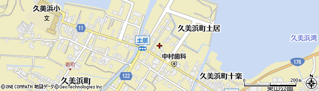 京都府京丹後市久美浜町3117周辺の地図