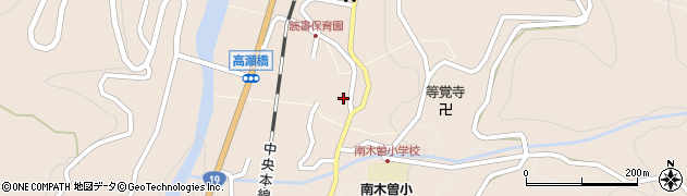 長野県南木曽町（木曽郡）坂ノ下周辺の地図