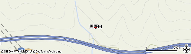 山梨県大月市笹子町（黒野田）周辺の地図