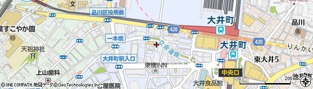 香港菜館周辺の地図