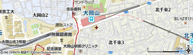 ヒルママーケットプレイス大岡山店周辺の地図