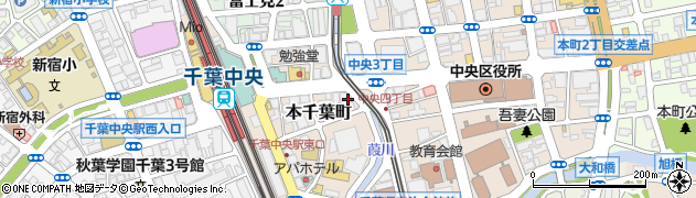 千葉興業銀行千葉支店周辺の地図