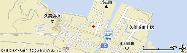 京都府京丹後市久美浜町東本町周辺の地図