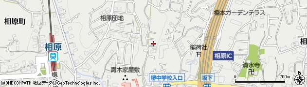 東京都町田市相原町884周辺の地図