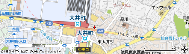 コート・ダジュール 大井町東口店周辺の地図
