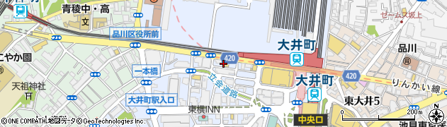 鳥貴族 大井町西口店周辺の地図