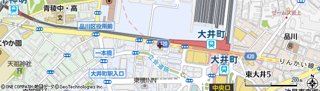 大衆居酒屋 とりいちず 大井町西口店周辺の地図
