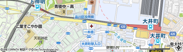 すき家大井町一丁目店周辺の地図