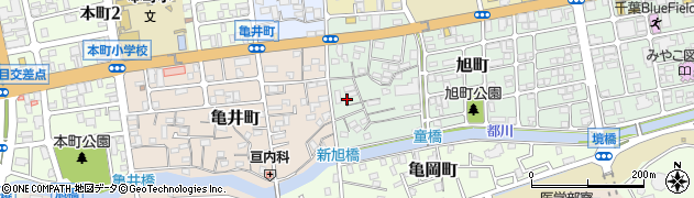 千葉県千葉市中央区旭町7周辺の地図