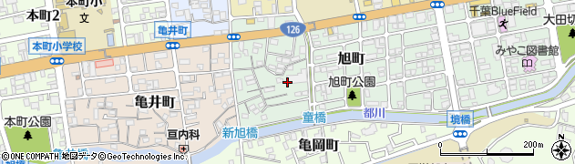 千葉県千葉市中央区旭町5周辺の地図