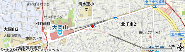 大岡山駅東周辺の地図