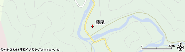 兵庫県美方郡新温泉町藤尾165周辺の地図