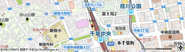 貸切×ダイニング べリエール 千葉中央店周辺の地図