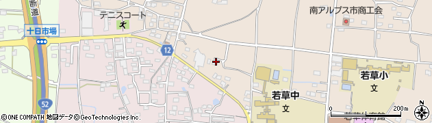 山梨県南アルプス市寺部280周辺の地図