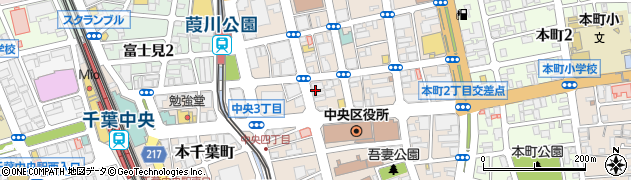 鐵 千葉分店周辺の地図