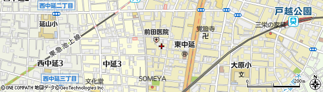 東京都品川区東中延2丁目周辺の地図