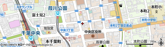 カラオケバンバン BanBan 千葉中央店周辺の地図