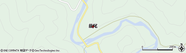 兵庫県新温泉町（美方郡）藤尾周辺の地図