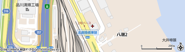 新興海陸運輸株式会社　倉庫事業部大井営業所周辺の地図