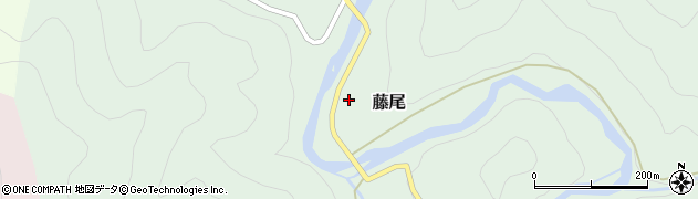 兵庫県美方郡新温泉町藤尾158周辺の地図