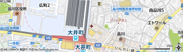 美容室ＧＩＡ大井町店周辺の地図