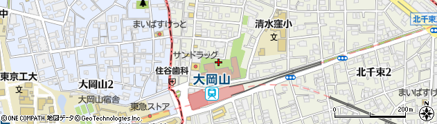 東京都大田区北千束1丁目45周辺の地図