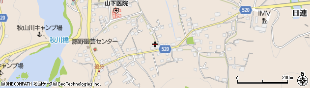 神奈川県相模原市緑区日連655周辺の地図
