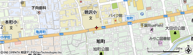 鶴沢小学校周辺の地図
