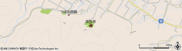 山梨県上野原市鶴島1351周辺の地図