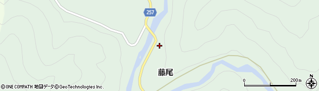 兵庫県美方郡新温泉町藤尾124周辺の地図