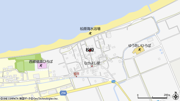 〒919-1122 福井県三方郡美浜町松原の地図