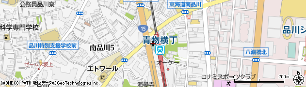 東横ＩＮＮ品川青物横丁駅周辺の地図