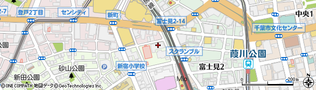 株式会社日立ビルシステム　東関東支社千葉支店千葉営業所周辺の地図