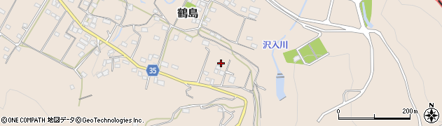 山梨県上野原市鶴島804周辺の地図
